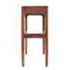 6110110 Consola de diseño colonial OPORTO 120 madera de caoba