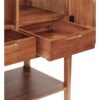 6110420 Armario de diseño colonial OPORTO 90 madera de caoba y patas altas