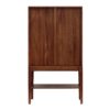 6110420 Armario de diseño colonial OPORTO 90 madera de caoba y patas altas