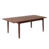 6110801 Mesa de comedor extensible diseño colonial OPORTO 180-240 madera de caoba