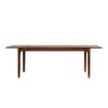 6110801 Mesa de comedor extensible diseño colonial OPORTO 180-240 madera de caoba