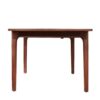 6110801 Mesa de comedor extensible diseño colonial OPORTO 180-240 madera de caoba