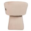 946015 Butaca giratoria diseño moderno SYLPH tapizado terciopelo beige