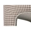 946017 Sillón de diseño moderno NOVA formas curvas y tapizado pata de gallo con terciopelo verde