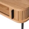 MB300714 Escritorio de diseño nórdico moderno CORNELL 120 madera de roble y metal - Imagen 5