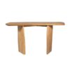 6080101 Consola de diseño rústico BARCELONA 150 madera maciza de acacia