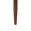 614627 Taburete alto diseño moderno acero acabado madera y tapizado beige