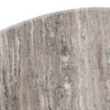 614754 Mesa de comedor diseño rústico moderno 115 madera y mármol tonos grises