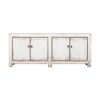 A759 Mueble de televisión de diseño oriental 160 madera de olmo blanco con desgastes