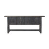 GM614 Consola de gran tamaño diseño oriental 212 madera de pino negro y natural