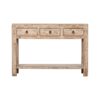 GM650 Consola de diseño oriental 130 madera de pino natural con desgastes