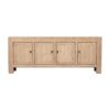 GM757 Aparador de gran tamaño diseño oriental 225 madera de pino acabado natural