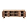 GM757 Aparador de gran tamaño diseño oriental 225 madera de pino acabado natural