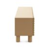 11522 Mueble de televisión diseño moderno 180 color beige arena con relieve