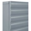 11523 Mueble de televisión diseño moderno 180 color azul paloma con relieve