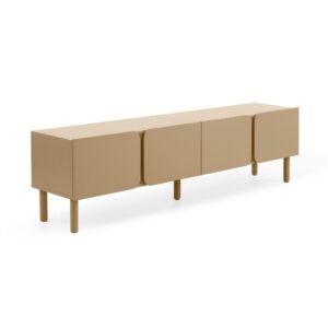 11526 Mueble de televisión de gran tamaño diseño moderno 200 color beige arena