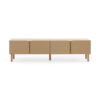 11526 Mueble de televisión de gran tamaño diseño moderno 200 color beige arena