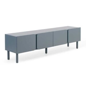 11527 Mueble de televisión de gran tamaño diseño moderno 200 color azul paloma