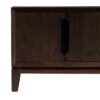 615132 Mueble de televisión de gran tamaño diseño rústico 200 madera de mango marrón