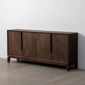 615134 Aparador de gran tamaño diseño rústico 190 madera de mango marrón