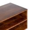 615138 Mueble de televisión de diseño rústico 150 madera de mango natural