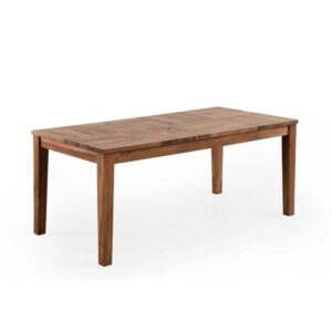 11516 Mesa de diseño rústico 180 madera maciza de acacia reciclada