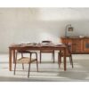11587 Silla con reposabrazos diseño nórdico vintage madera de fresno y asiento trenzado