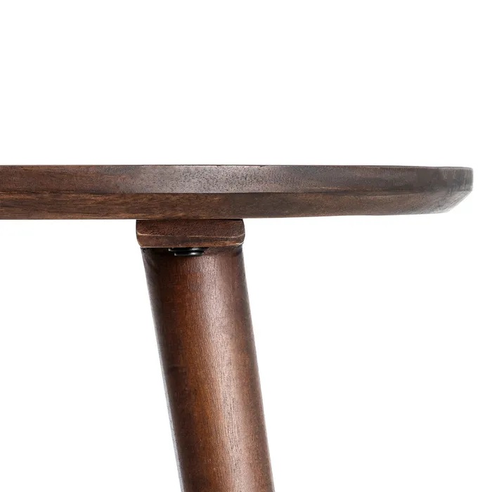 615813 Mesa de comedor diseño rústico 145 madera de mango natural