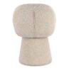 0734543 Sillón giratorio de diseño moderno ANTARA tapizado total beige