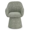 0734545 Sillón giratorio de diseño moderno ANTARA tapizado total verde