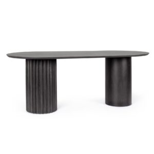 0747218 Mesa de comedor gran tamaño diseño moderno ORISSA 200 madera de mango