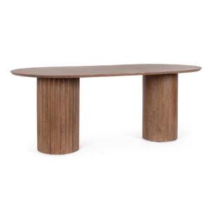 0747239 Mesa de comedor gran tamaño diseño moderno ORISSA 200 madera de mango