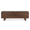 0747471 Mueble de televisión diseño moderno HEMMING 170 madera de acacia y tiradores de mármol