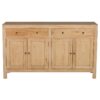 334013 Aparador d diseño rústico oriental 140 madera mindi natural