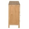 334018 Aparador d diseño rústico oriental 140 madera mindi y puertas acristaladas