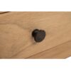 334021 Mesa de centro diseño rústico nórdico 120 madera mindi natural