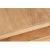 334021 Mesa de centro diseño rústico nórdico 120 madera mindi natural