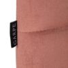 498007 Silla de diseño moderno terciopelo rosa costuras cuadrícula y patas metal negro