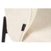 498014 Silla de diseño moderno tapizado beige y patas metal negro
