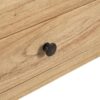 614422 Consola o escritorio de diseño rústico oriental 130 madera mindi natural