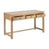 614422 Consola o escritorio de diseño rústico oriental 130 madera mindi natural
