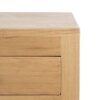 614422 Consola o escritorio de diseño rústico oriental 130 madera mindi natural