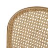 614567 Silla de diseño vintage madera y ratán acabado natural