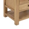614619 Mesita de noche diseño rústico oriental 45 madera mindi natural
