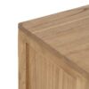 614619 Mesita de noche diseño rústico oriental 45 madera mindi natural