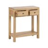 614621 Consola de diseño rústico oriental 70 madera mindi natural