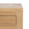614621 Consola de diseño rústico oriental 70 madera mindi natural