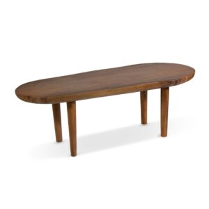 615011 Mesa de centro diseño rústico JACOB 130 madera de suar formas irregulares