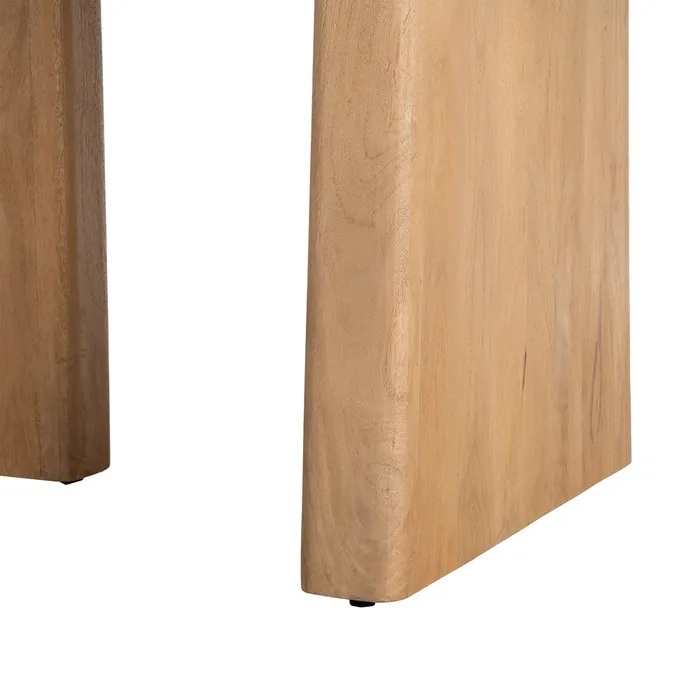 615336 Mesa de comedor de diseño rústico moderno 180 madera de mango natural