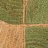 615347 Alfombra de diseño rústico 200x290 yute natural y verde